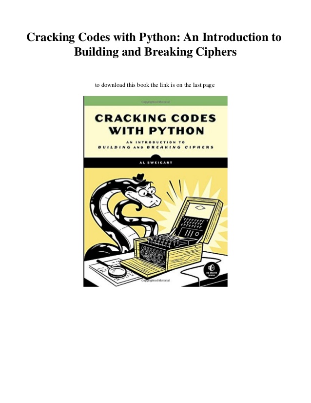 Cracking Codes With Python Pdf
